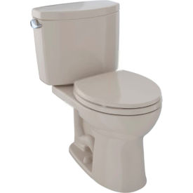 Toto MS454124CEFG#01 Toto® Drake® II 1.28 GPF Elongated Bowl Toilet, 17-1/4"W x 28-1/2"D x 30"H, Cotton image.