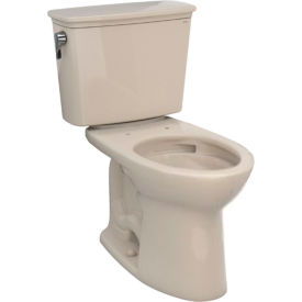 Toto MS454124CEFRG#01 Toto® Drake® II 1.28 GPF Elongated Bowl Toilet w/RH Flush, 17-1/4"Wx28-1/2"Dx30"H, Cotton image.