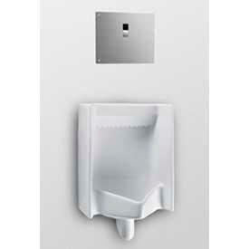 Toto UT447E-01 TOTO® UT447E-01 Commercial Washout Urinal W/Top Spud, Cotton White image.
