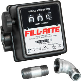 Fill-Rite 807CMK Fill-Rite 807CMK In-line Flow Meter, 5-20 GPM image.