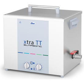 TOVATECH LLC 107 6481 Elmasonic Xtra TT120H Heavy Duty Ultrasonic Cleaner, with Heater, Timer, Drain, 3.5 Gal. image.