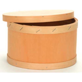 round wooden box with lid