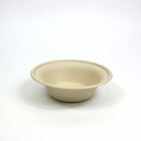 TOTAL PAPERS WS-L003 Total Papers Microwavable Safe Bowl, Single Use, 11.5 oz., Wheat Stalk Fiber, 1000 pcs. image.