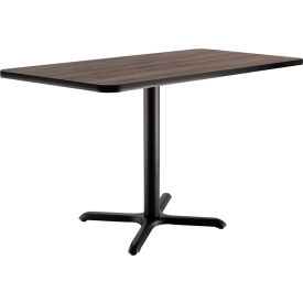 Global Industrial 695849CL Interion® Breakroom Table, 48"L x 30"W x 29"H, Charcoal image.
