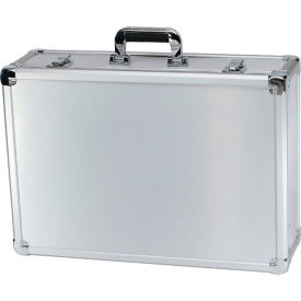 T.Z. Case International Inc. EXC-122-S TZ Case Executive Aluminum Storage Case EXC-122-S - 23"L x 16"W x 7-3/8"H Silver image.