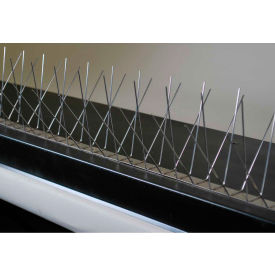 BIRD BARRIER AMERICA , INC. BP-S4100 Bird Barrier Dura-Spike Wide Bird Spikes, 102 ft. - BP-S4100 image.