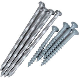 Bird Barrier Tower Guard Round Base Screw & Nail Kit, Pack of 5