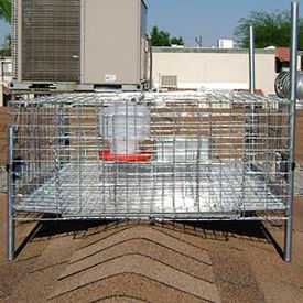BIRD BARRIER AMERICA , INC. TT-SW20 Bird Barrier® Pigeon Trap For Slanted Surfaces, Steel, Silver image.