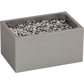 SHELDON MANUFACTURING, INC. 52200-SLV Lab Armor® Double Bead Block with 0.5L Beads, Silver image.