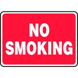 ACCUFORM MANUFACTURING MSMK570VP Accuform MSMK570VP No Smoking Sign, 14"W x 10"H, Plastic image.