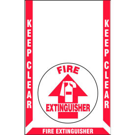 ACCUFORM MANUFACTURING PSR529 Accuform PSR529 Slip-Gard™ Floor Marking Kit - Fire Extinguisher, Keep Clear image.