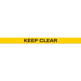 ACCUFORM MANUFACTURING PTP231 Accuform PTP231 Tough-Mark™ Heavy-Duty Message Strip, Keep Clear, 4"x48" image.