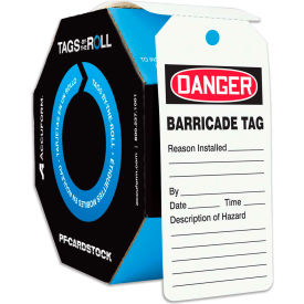 ACCUFORM MANUFACTURING TAR158 Accuform TAR158 Danger Barricade, PF-Cardstock, 250/Roll image.