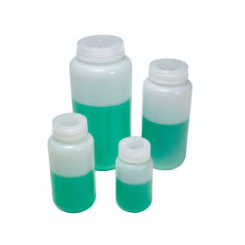 UNITED SCIENTIFIC SUPPLIES INC 33406 United Scientific™ Reagent Bottle, Wide Mouth, HDPE, 60ml Capacity, Clear, Pack of 12 image.