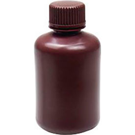 UNITED SCIENTIFIC SUPPLIES INC 33426 United Scientific™ Reagent Bottle, Narrow Mouth, HDPE, 125ml Capacity, Amber, Pack of 12 image.