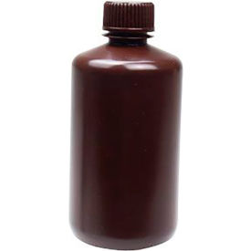 UNITED SCIENTIFIC SUPPLIES INC 33427 United Scientific™ Reagent Bottle, Narrow Mouth, HDPE, 250ml Capacity, Amber, Pack of 12 image.