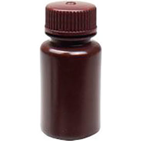 UNITED SCIENTIFIC SUPPLIES INC 33462 United Scientific™ Reagent Bottle, Wide Mouth, HDPE, 60ml Capacity, Amber, Pack of 12 image.