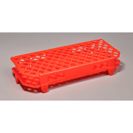 UNITED SCIENTIFIC SUPPLIES INC 77910 United Scientific™ Micro Centrifuge Rack For 1.5ml Tubes, 100 Places, Red, Pack of 6 image.