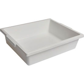 UNITED SCIENTIFIC SUPPLIES INC 81722 United Scientific™ Laboratory Tray, Polypropylene, Large, 20"L x 17"W x 5"H, White, Pack of 6 image.
