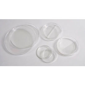UNITED SCIENTIFIC SUPPLIES INC K1003 United Scientific Petri Dishes w/ Two Compartments, Polystyrene, 3-9/16" Dia. x 9/16"H, Pack of 10 image.