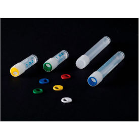 UNITED SCIENTIFIC SUPPLIES INC P60104B United Scientific™ Cryo Coder For Skirted Base Vials, Blue, Pack of 100 image.