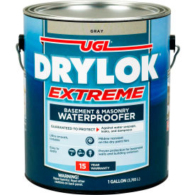 UGL 21913 DRYLOK EXTREME Masonry Waterproofer, 1 Gallon, Gray image.