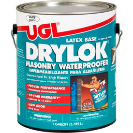 UGL 27513 DRYLOK Waterproofer Latex Base Gallon Can, White 2 Cans/Case - 27513 image.