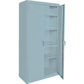 STEEL CABINETS USA, INC AAH-30RB-DB Steel Cabinets USA Magnum Series All-Welded Storage Cabinet, 30"Wx18"Dx72"H, Denim Blue image.