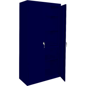 STEEL CABINETS USA, INC AAH-30RB-N Steel Cabinets USA Magnum Series All-Welded Storage Cabinet, 30"Wx18"Dx72"H, Navy image.