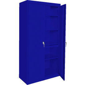 STEEL CABINETS USA, INC AAH-36RB-BL Steel Cabinets USA Magnum Series All-Welded Storage Cabinet, 36"Wx18"Dx72"H, Blue image.