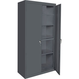 STEEL CABINETS USA, INC AAH-48RB-C Steel Cabinets USA Magnum Series All-Welded Storage Cabinet, 48"Wx18"Dx72"H, Charcoal image.