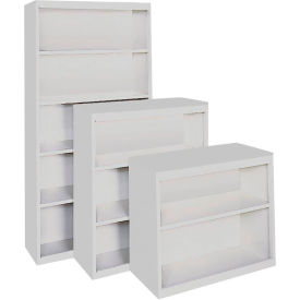 STEEL CABINETS USA, INC BCA-363013-G Steel Cabinets USA BCA-363013-G Bookcase Assembled 36x13x30 Gray image.