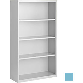 STEEL CABINETS USA, INC BCA-366013-DB Steel Cabinets USA Bookcase, Assembled, 36W x 13D x 60H, Denim Blue image.