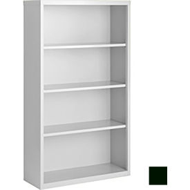 STEEL CABINETS USA, INC BCA-366013-H-GRN Steel Cabinets USA Bookcase, Assembled, 36W x 13D x 60H, Hunter Green image.