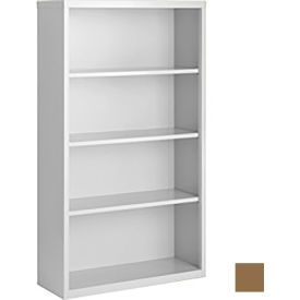 STEEL CABINETS USA, INC BCA-366013-WAL Steel Cabinets USA Bookcase, Assembled, 36W x 13D x 60H, Walnut image.