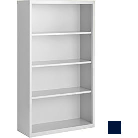 STEEL CABINETS USA, INC BCA-366018-N Steel Cabinets USA Bookcase, Assembled, 36W x 18D x 60H, Navy Blue image.