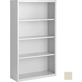 STEEL CABINETS USA, INC BCA-366018-P Steel Cabinets USA Bookcase, Assembled, 36W x 18D x 60H, Putty image.