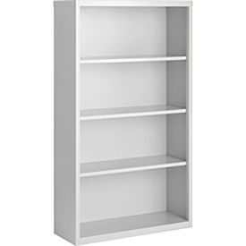 STEEL CABINETS USA, INC BCA-366018-W Steel Cabinets USA Bookcase, Assembled, 36W x 18D x 60H, White image.