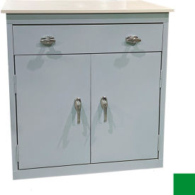 STEEL CABINETS USA, INC BL-306PT-P-GRN Steel Cabinets USA Base Cabinet w/ Drawer & Laminate Top, 30"W x 18"D x 36"H, Pure Green image.