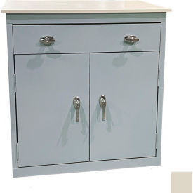 STEEL CABINETS USA, INC BL-306PT-P Steel Cabinets USA Base Cabinet w/ Drawer & Laminate Top, 30"W x 18"D x 36"H, Putty image.