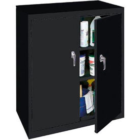 STEEL CABINETS USA, INC ABL-364-B Steel Cabinets USA BL-364-B Counter High Cabinet Assembled 36x18x42 Black image.