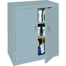 STEEL CABINETS USA, INC ABL-364-DB Steel Cabinets USA Counter High All-Welded Storage Cabinet, 36"Wx18"Dx42"H, Denim Blue image.