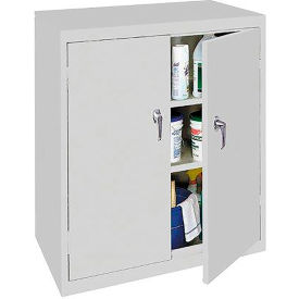 STEEL CABINETS USA, INC ABL-364-G Steel Cabinets USA BL-364-G Counter High Cabinet Assembled 36x18x42 Gray image.