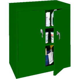 STEEL CABINETS USA, INC ABL-364-L-GRN Steel Cabinets USA Counter High All-Welded Storage Cabinet, 36"Wx18"Dx42"H, Leaf Green image.