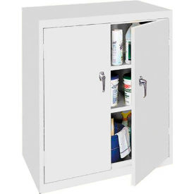 STEEL CABINETS USA, INC ABL-364-W Steel Cabinets USA Counter High All-Welded Storage Cabinet, 36"Wx18"Dx42"H, White image.