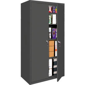 STEEL CABINETS USA, INC FS-36MAG1-C Steel Cabinets USA All-Welded Storage Cabinet, 4 Fixed Shelves, 36"W x 24"D x 72"H Charcoal image.