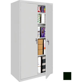 STEEL CABINETS USA, INC FS-36MAG1-H-GRN Steel Cabinets USA All-Welded Storage Cabinet, 4 Fixed Shelves, 36"W x 24"D x 72"H Hunter Green image.
