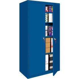 STEEL CABINETS USA, INC FS-36MAG1-N Steel Cabinets USA All-Welded Storage Cabinet, 4 Fixed Shelves, 36"W x 24"D x 72"H Navy Blue image.