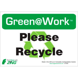 Zing Eco Label, 10"W x 7"H, Self Adhesive, Pack of 5 view 2