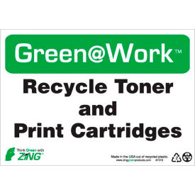 Recycle Toner and Print Cartridges, 10"W x 7"H, Black/Green/White view 2